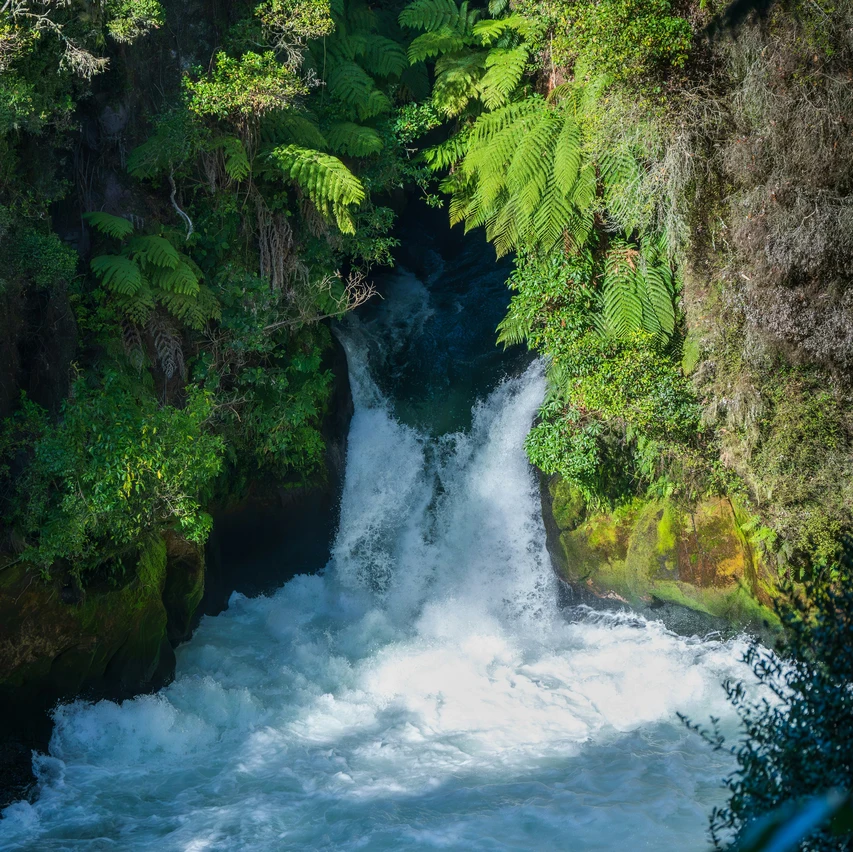 an image of a waterfall